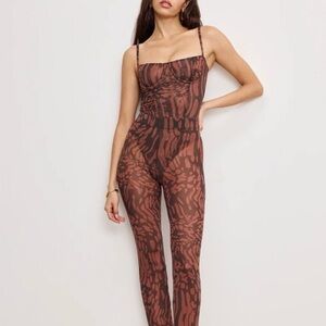 GOOD AMERICAN Mesh Bodysuit